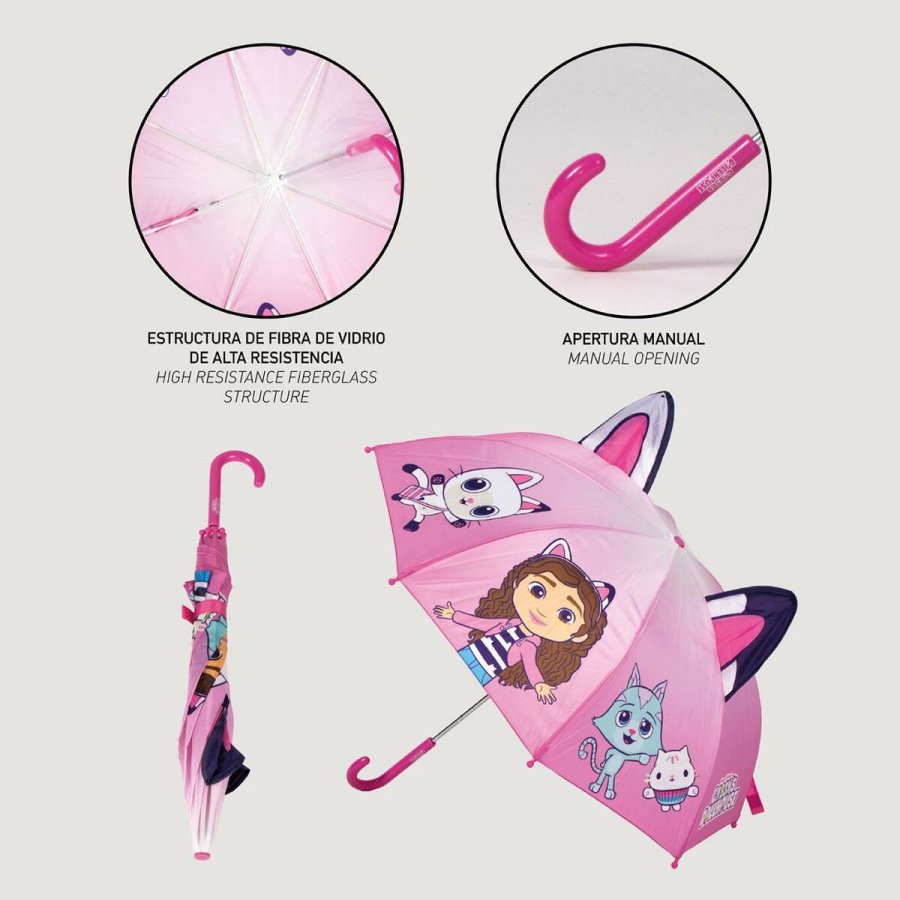 Paraply Gabby's Dollhouse Fuchsia #6