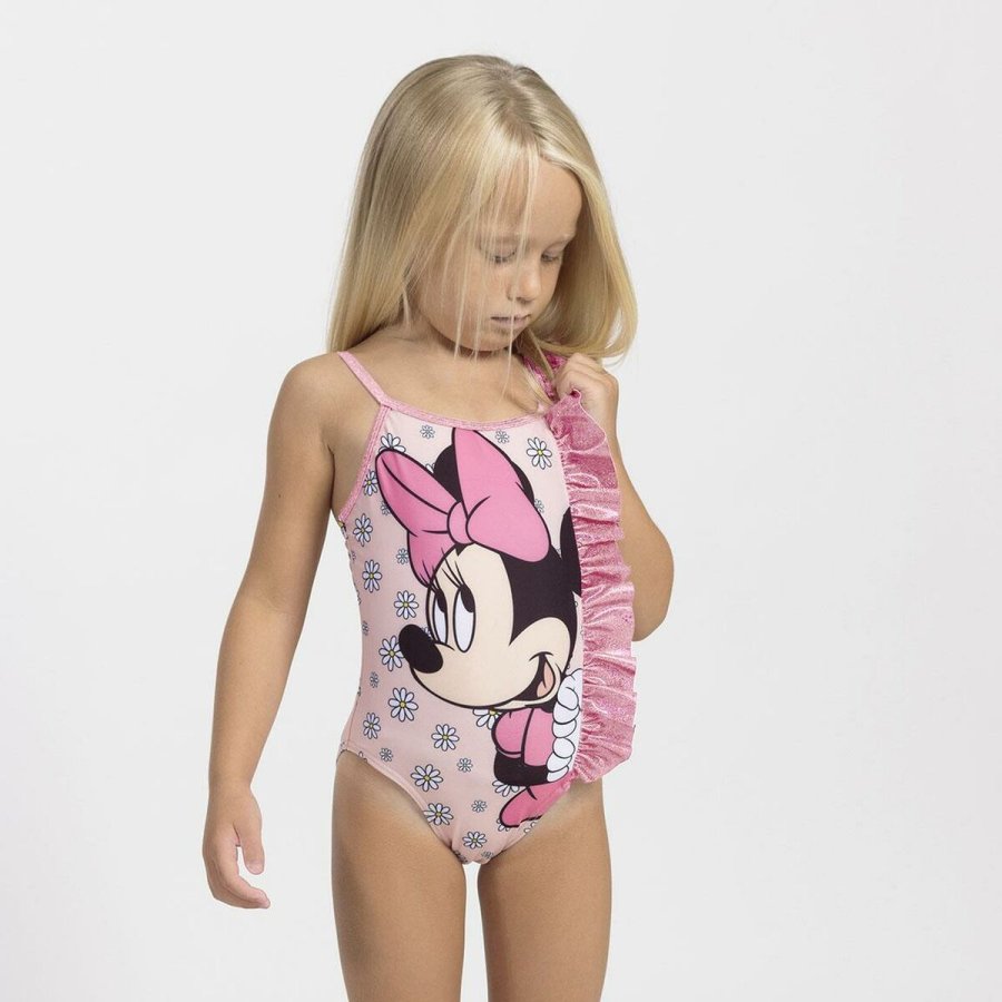 Badedragt til piger Minnie Mouse Pink #3