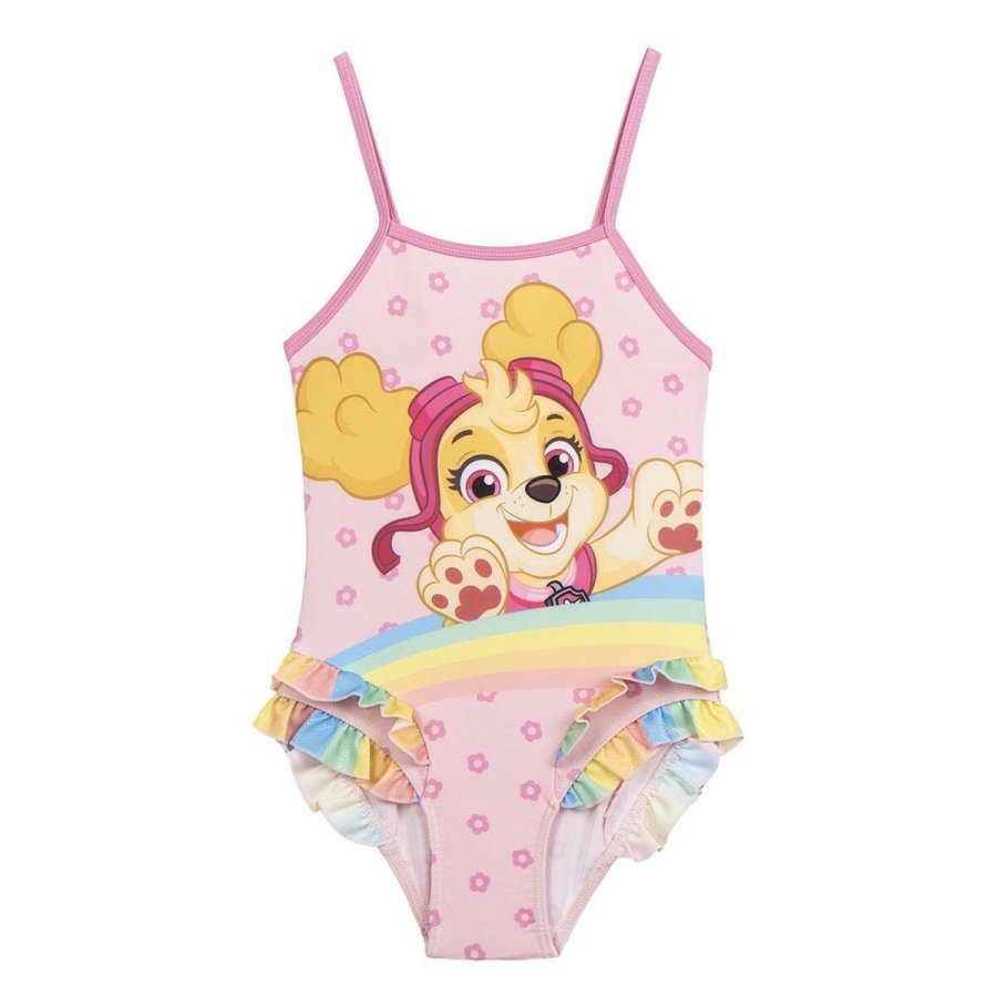 Badedragt til piger The Paw Patrol Lyserd #1