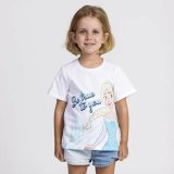 Brne Kortrmet T-shirt Frozen Hvid #4