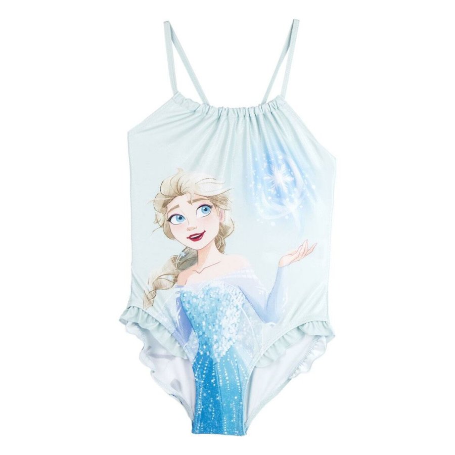 Badedragt til piger Frozen Lysebl #1