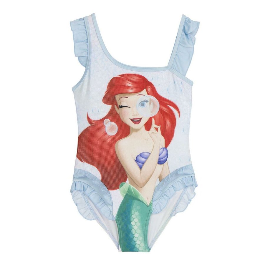 Badedragt til piger Disney Princess Lysebl #1