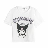 Brne Kortrmet T-shirt Hello Kitty Hvid #1