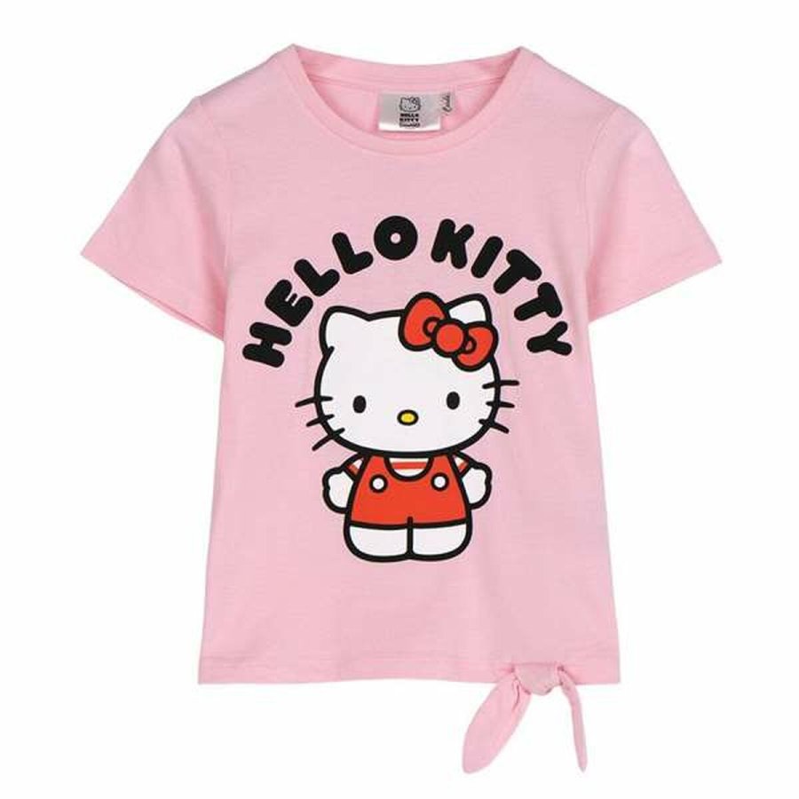Brne Kortrmet T-shirt Hello Kitty Lyserd #1