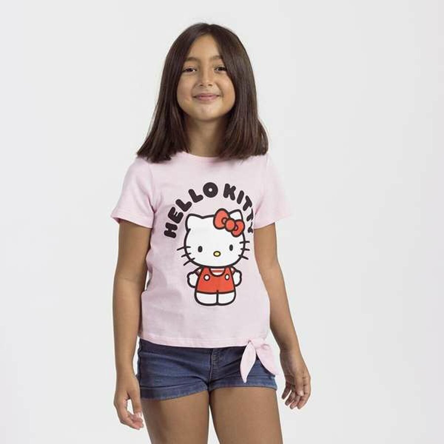 Brne Kortrmet T-shirt Hello Kitty Lyserd #3
