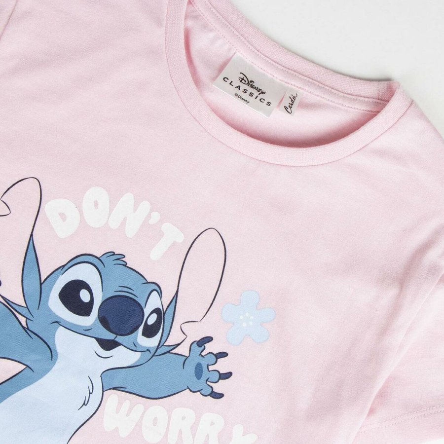 Brnepyjamasser Stitch Pink #2