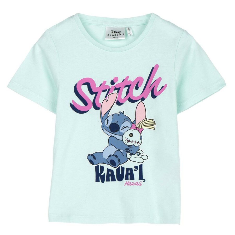 Brne Kortrmet T-shirt Stitch Turkisbl #1