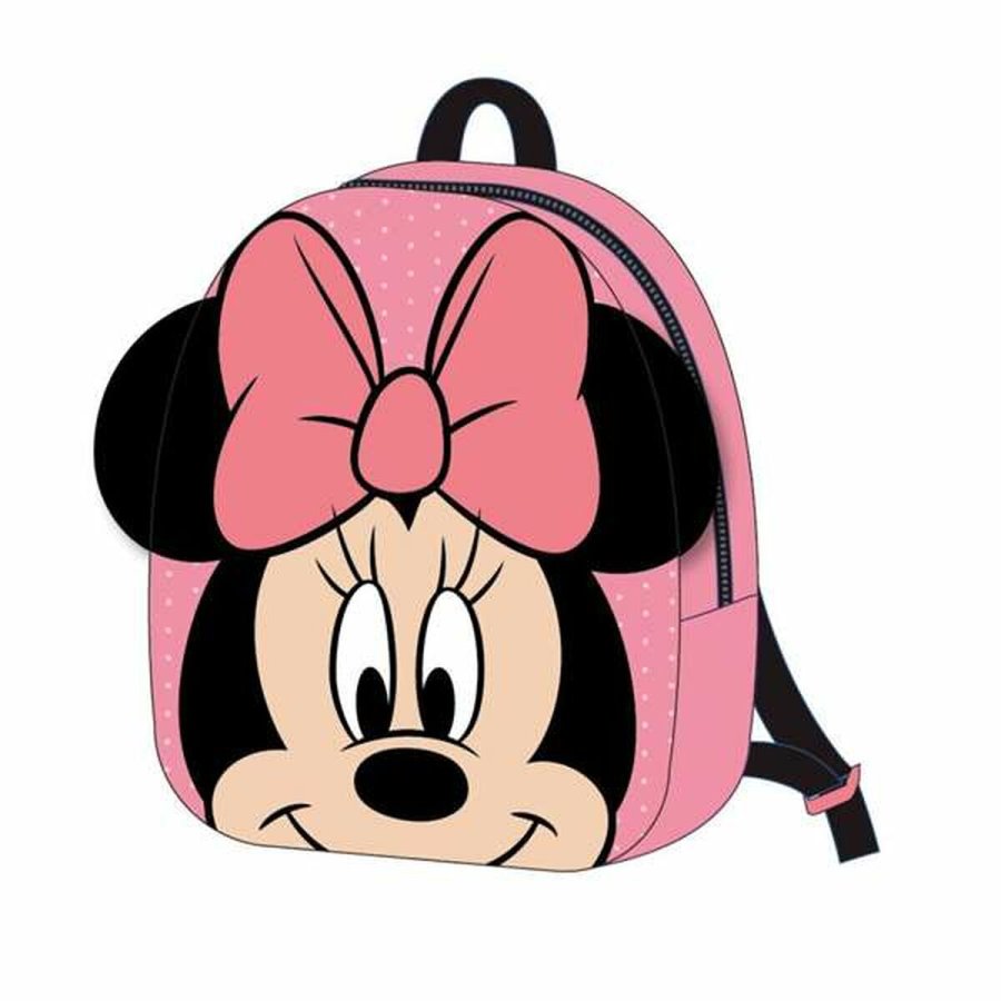 Skoletaske Minnie Mouse Pink #1