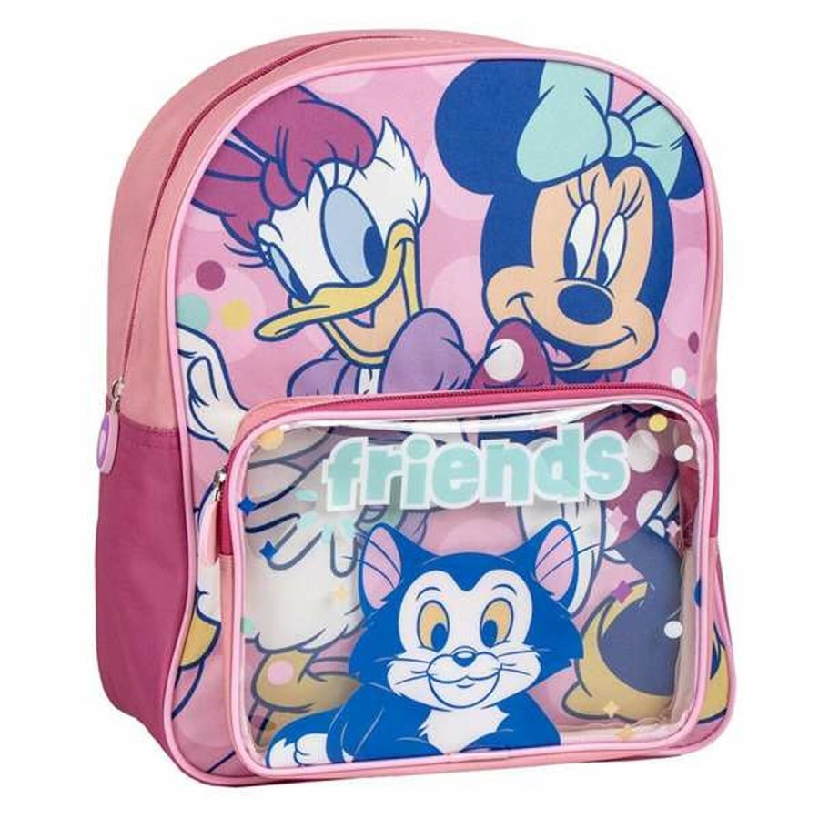 Skoletaske Minnie Mouse Pink #1