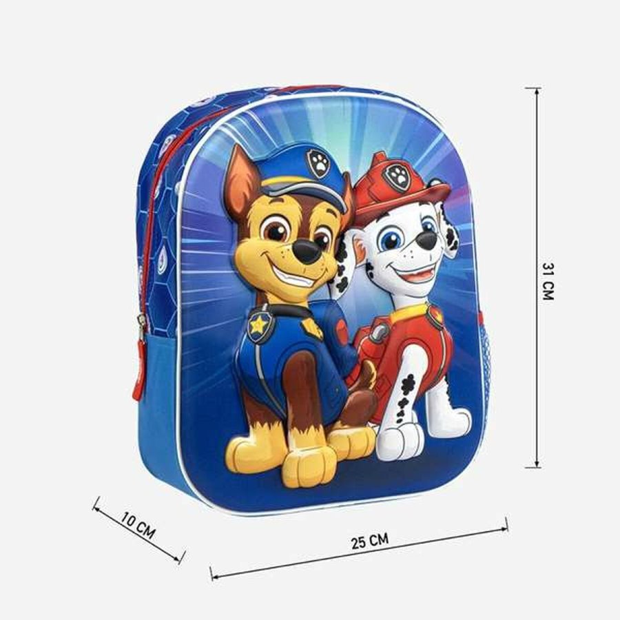 Skoletaske The Paw Patrol Bl 25,0 x 31,0 x 10,0 cm #5