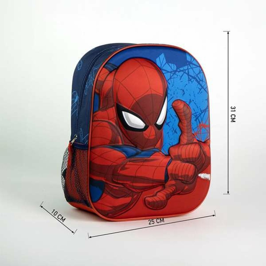 3D Skoletaske Spider-Man Bl 25,0 x 31,0 x 10,0 cm #5