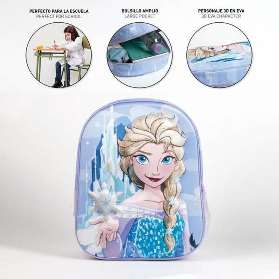 3D Skoletaske Frozen Bl 25,0 x 31,0 x 10,0 cm #4