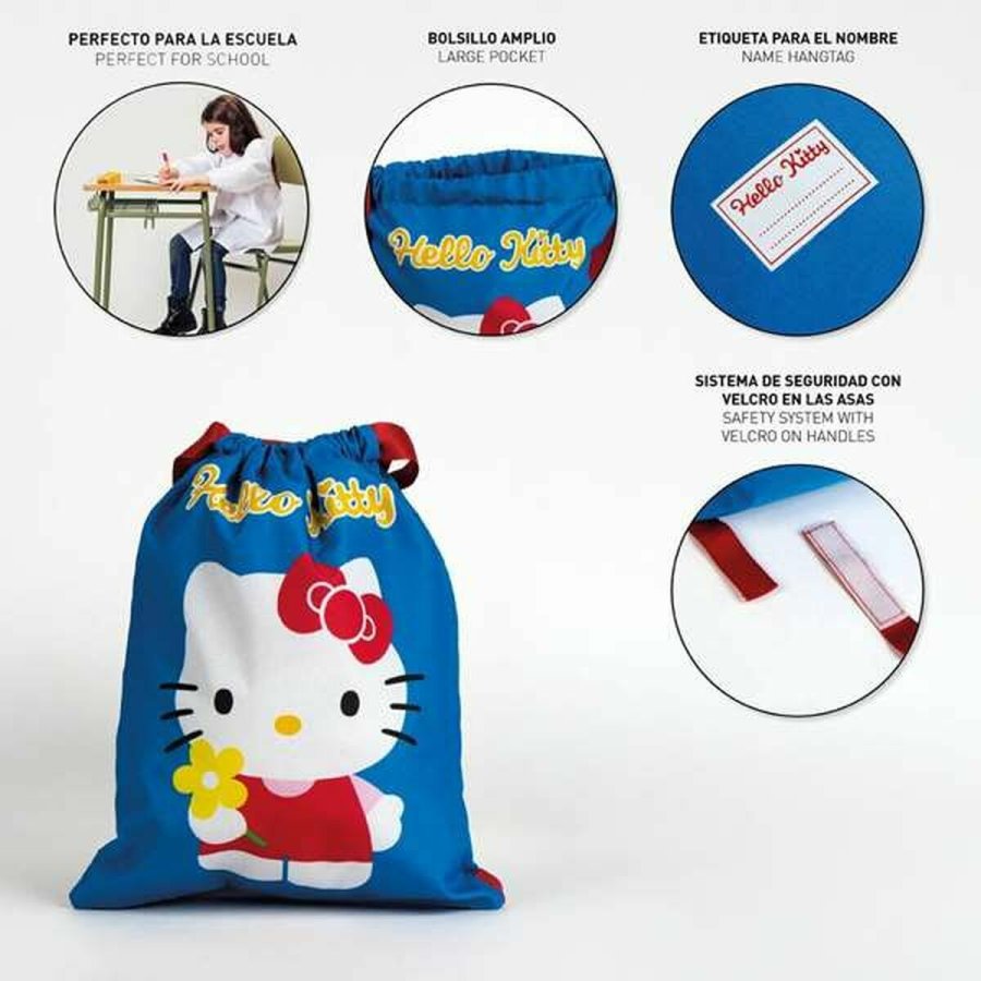 Rygsk med Snore Hello Kitty Bl 27 x 33 cm #5
