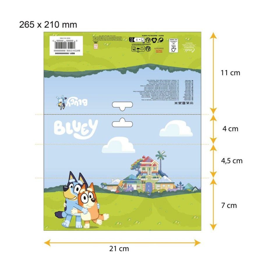 Hat & Vanter Bluey Lysebl #5