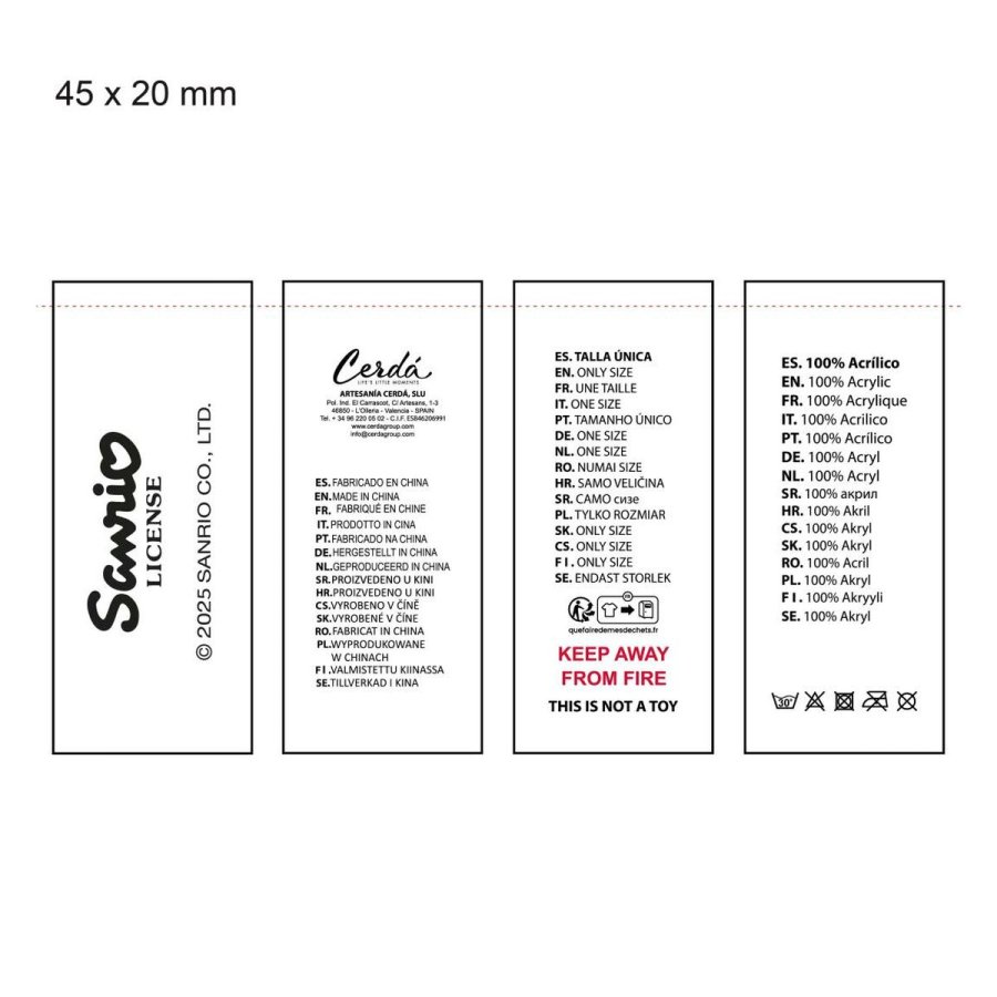 Brnehat Hello Kitty Hvid #6