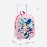 3D Skoletaske med Hjul Minnie Mouse Pink 25,0 x 31,0 x 10,0 cm #5
