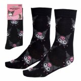 Sokker Hello Kitty Kuromi  black 36-43 #1