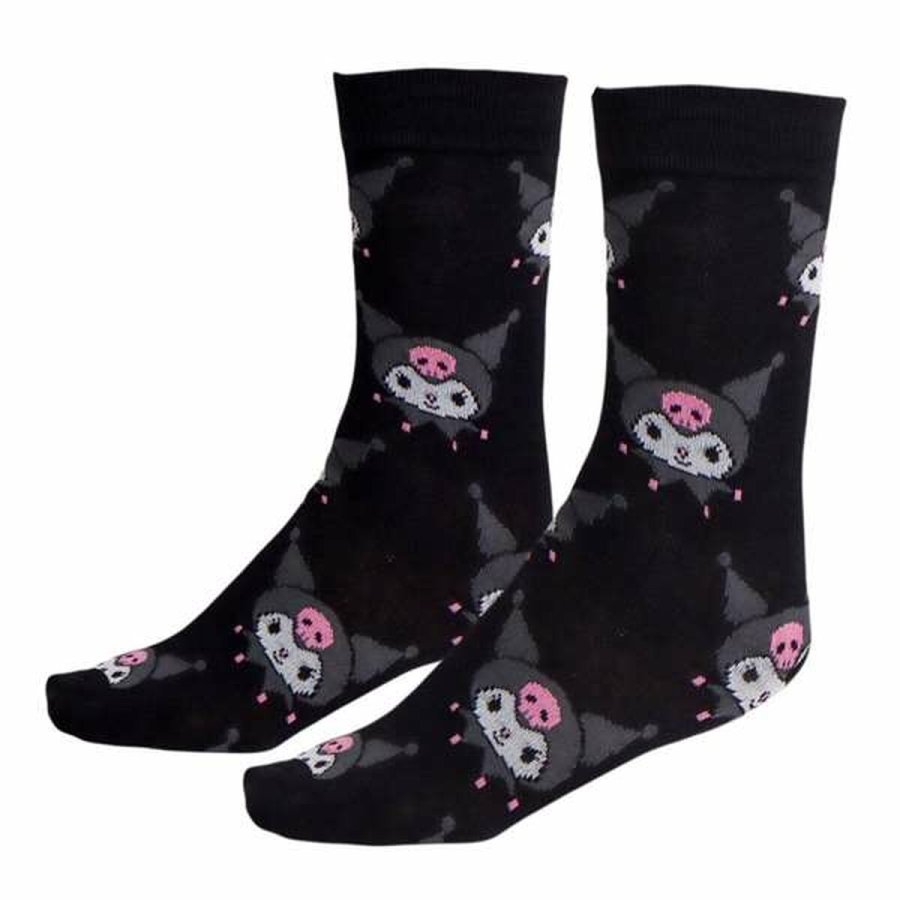 Sokker Hello Kitty Kuromi  black 36-43 #2