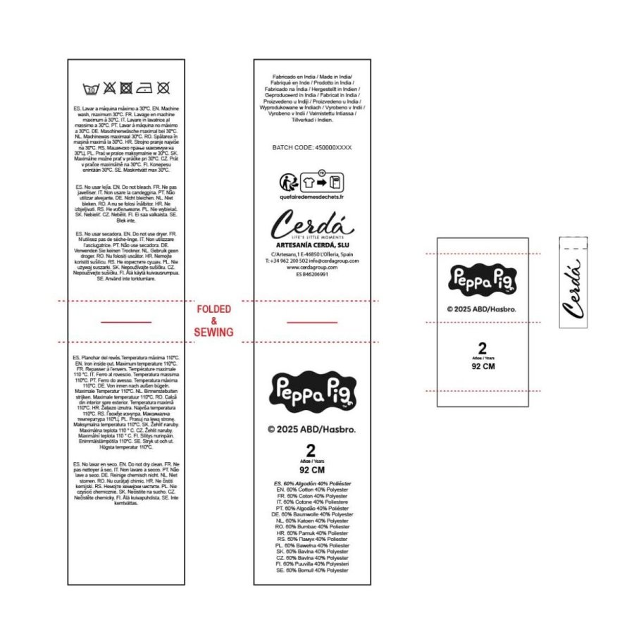 Kjole Peppa Pig Pink #6