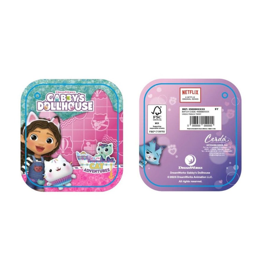 Kjole Gabby's Dollhouse Pink #7