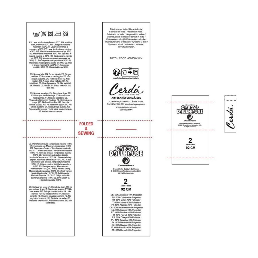 Kjole Gabby's Dollhouse Pink #2