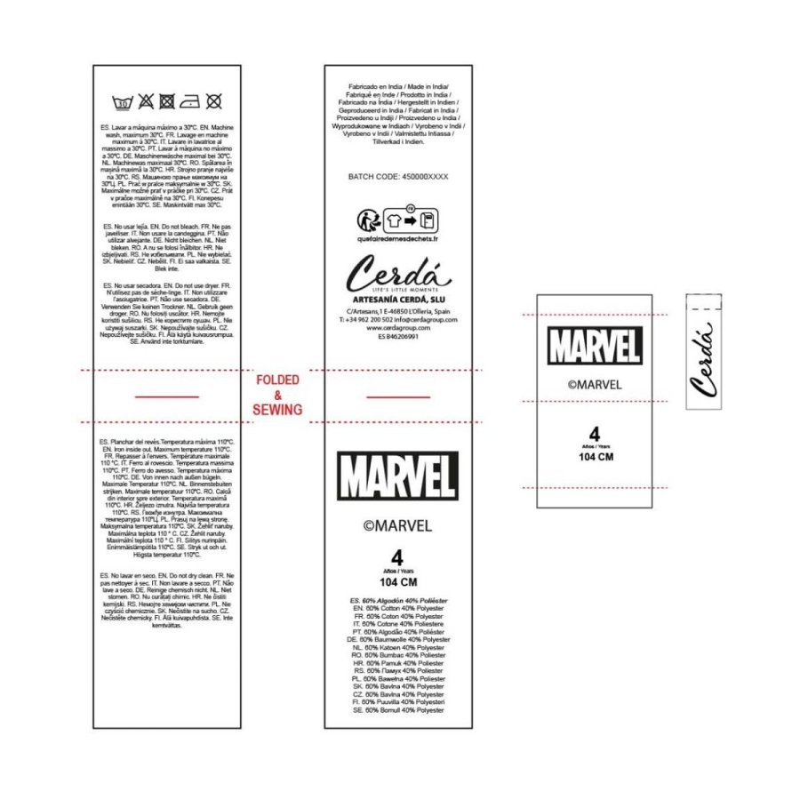 Sweaters uden Htte til Brn The Avengers Beige #6