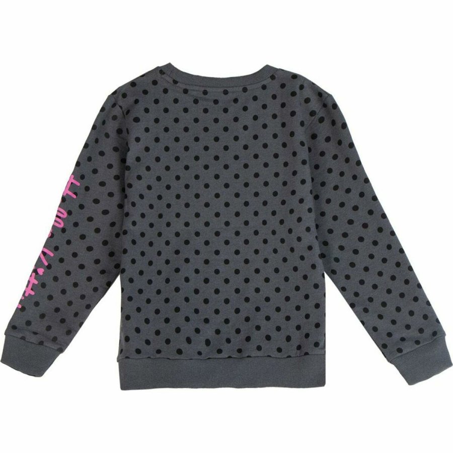 Sweatshirt til B�rn Hello Kitty M�rkegr� #4