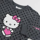 Sweatshirt til B�rn Hello Kitty M�rkegr� #5