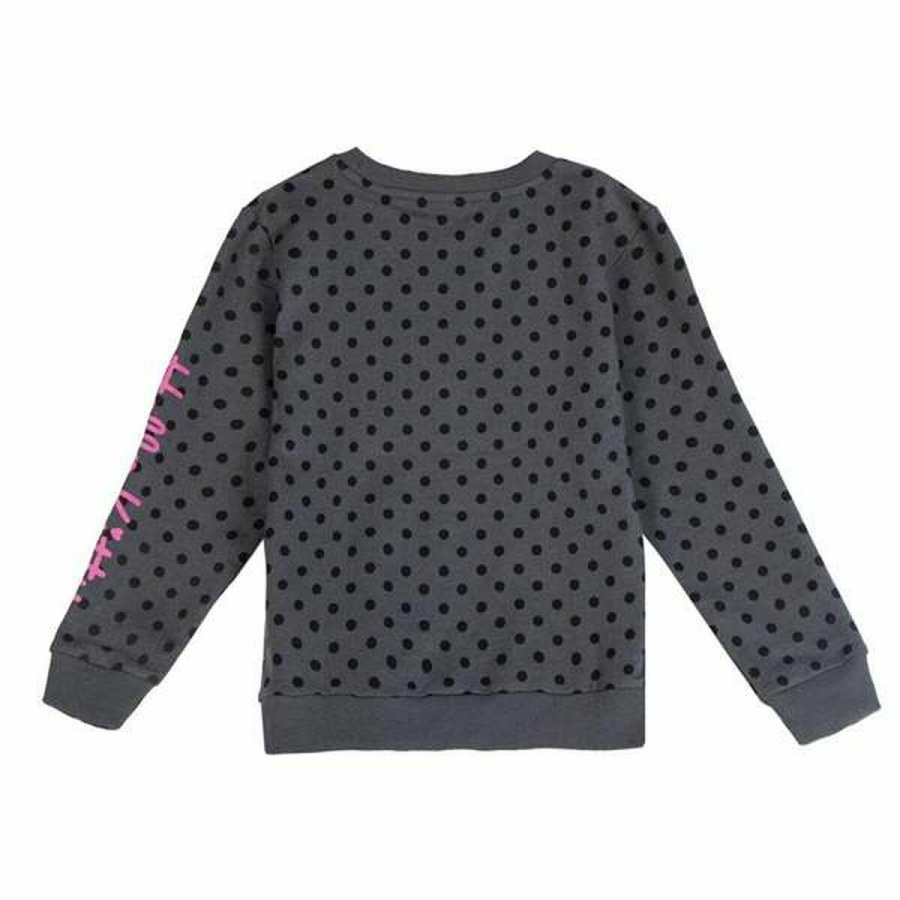 Sweatshirt til B�rn Hello Kitty M�rkegr� #2
