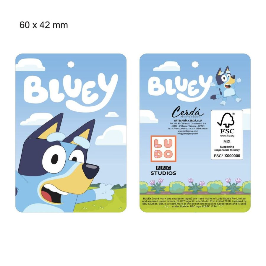 Hjemmesko Bluey Lysebl #2