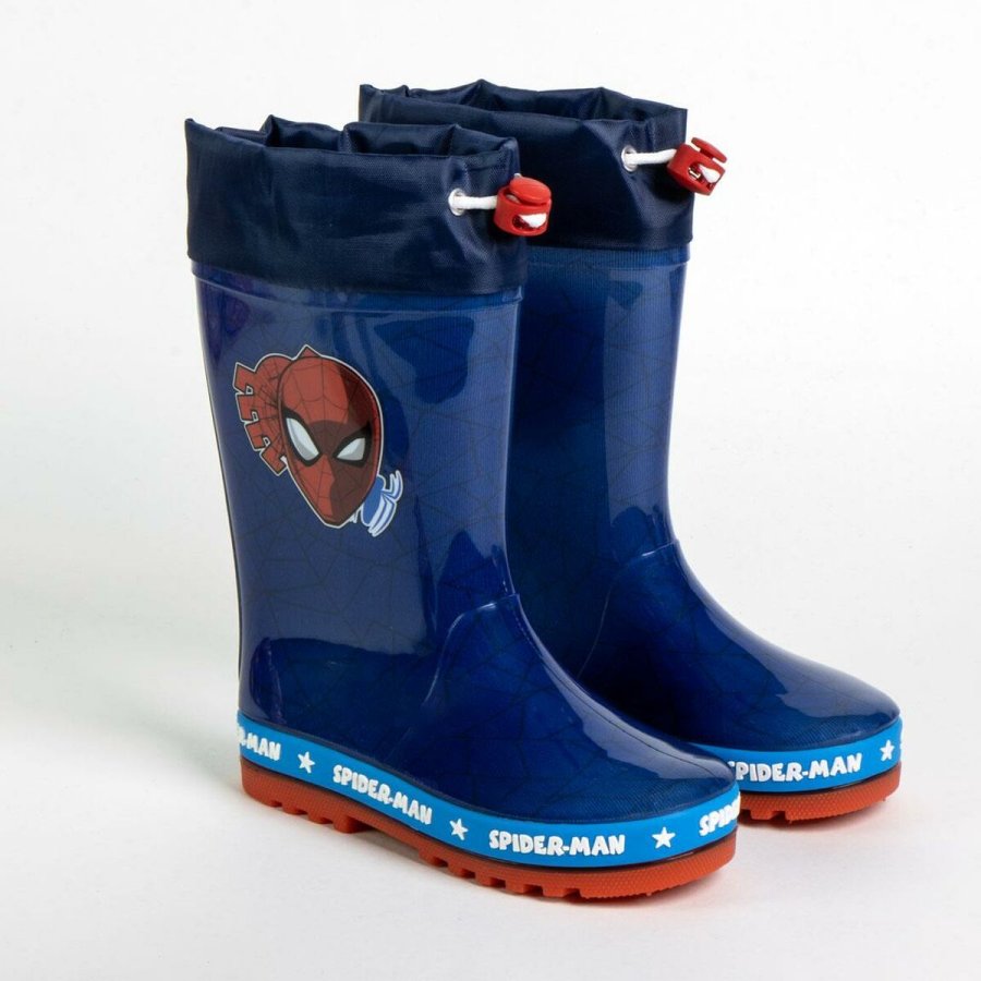 Badesko til brn Spider-Man Mrkebl #4