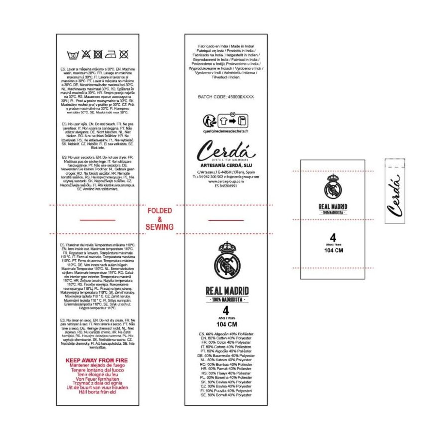 Nattj Brns Real Madrid C.F. Bl #6