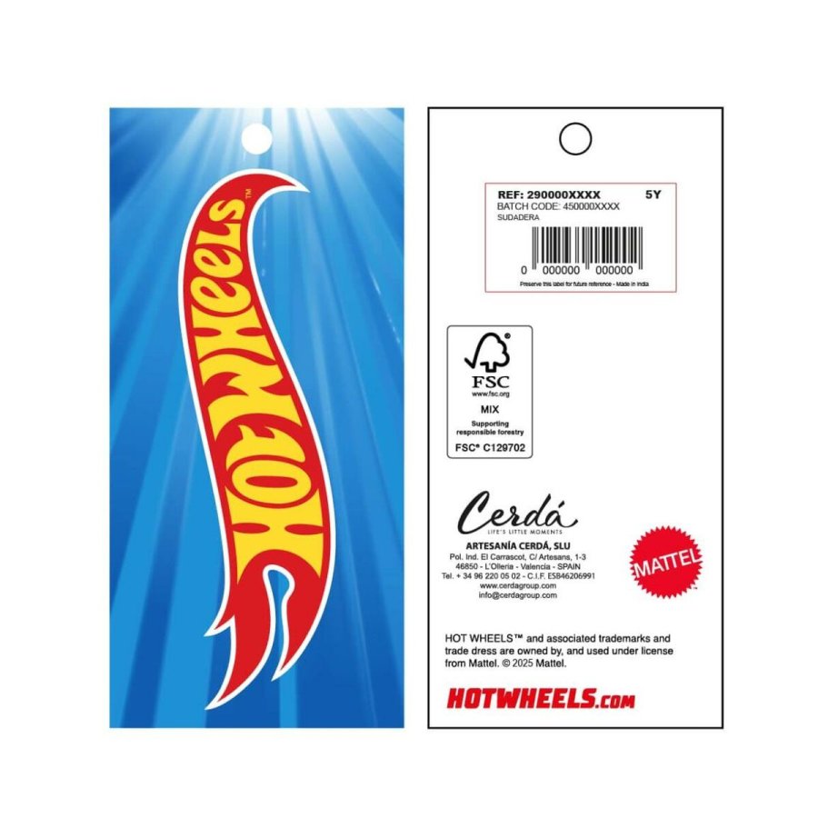 Sweatshirt til B�rn Hot Wheels M�rker�d #6