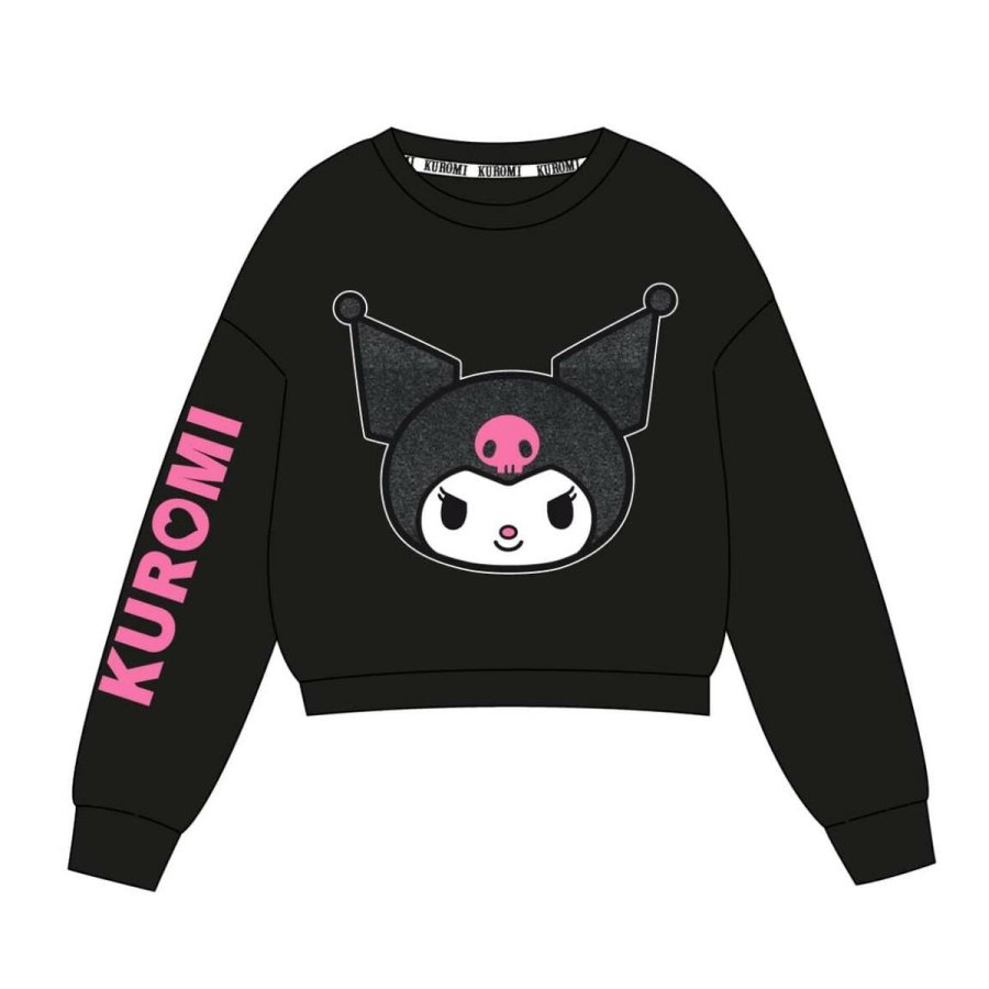 Sweatshirt uden htte til piger Hello Kitty Sort #2