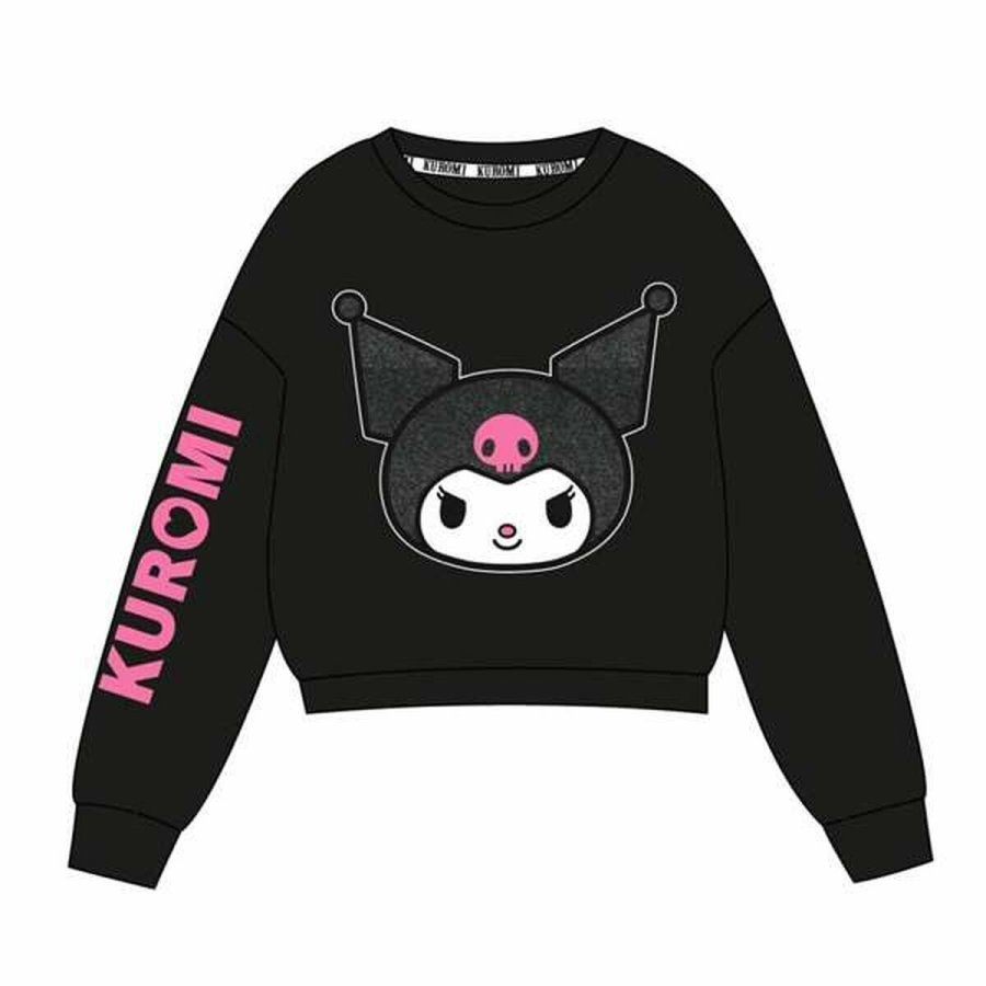 Sweatshirt uden htte til piger Hello Kitty Sort #1
