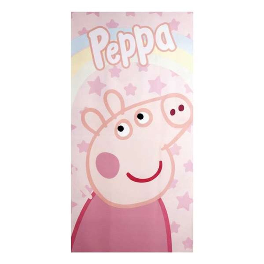 Strandh�ndkl�de Peppa Pig Lyser�d 70 x 140 cm #1