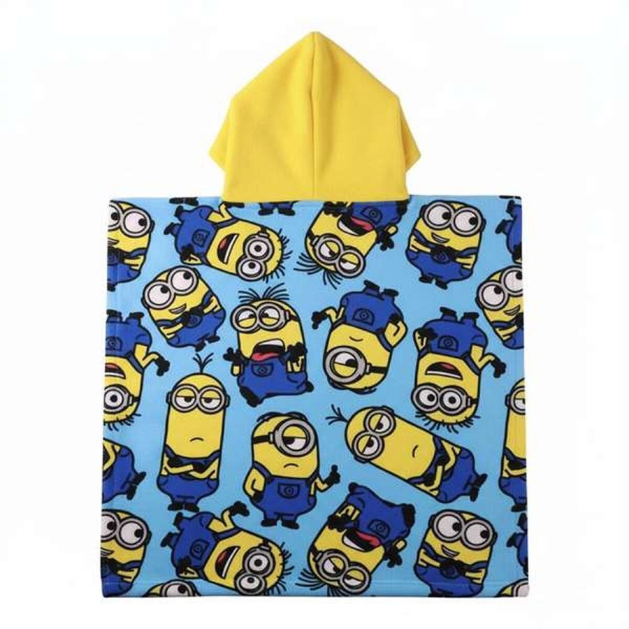 Poncho-h�ndkl�de med H�tte Minions 55 x 77 cm #2
