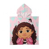 Poncho-h�ndkl�de med H�tte Gabby's Dollhouse Lyser�d 55 x 77 cm #1