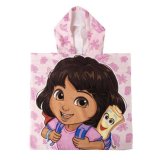 Poncho-h�ndkl�de med H�tte Dora The Explorer Lyser�d 55 x 77 cm #1