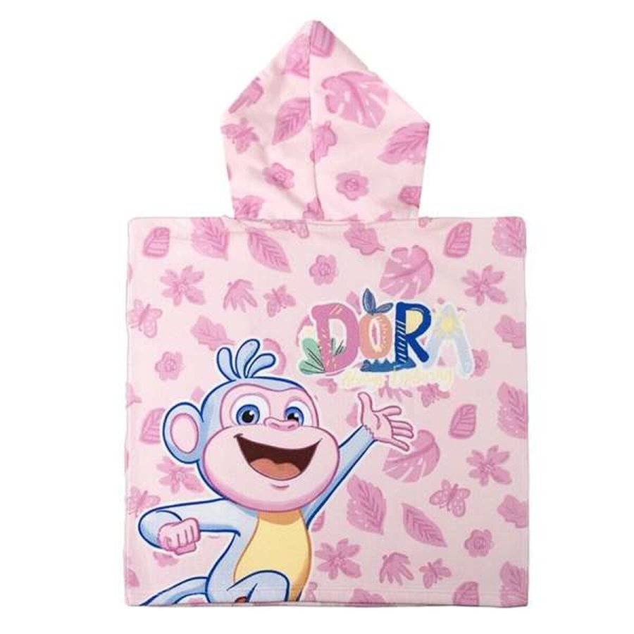 Poncho-h�ndkl�de med H�tte Dora The Explorer Lyser�d 55 x 77 cm #2