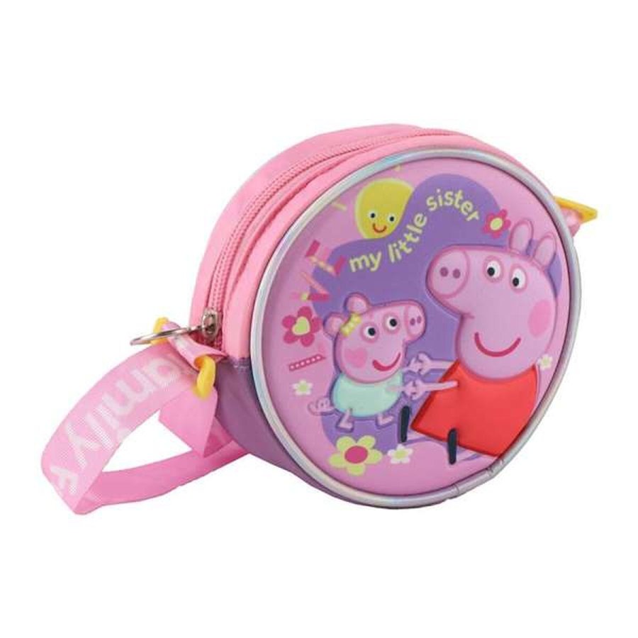 Skuldertaske Peppa Pig Pink 13 x 13 x 4 cm #1