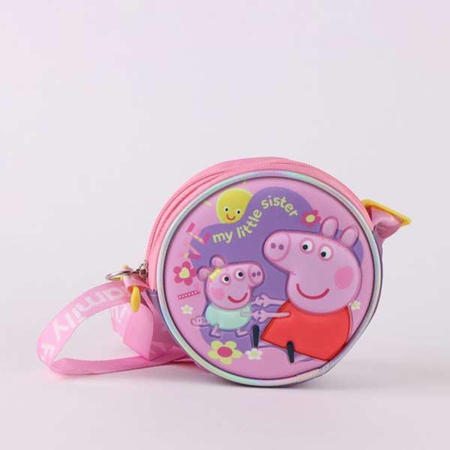 Skuldertaske Peppa Pig Pink 13 x 13 x 4 cm #4