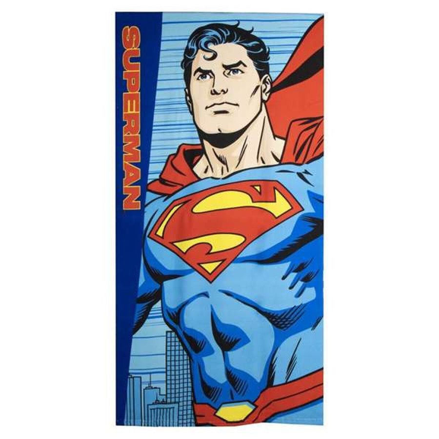 Strandh�ndkl�de Superman Bl� 70 x 140 cm #1