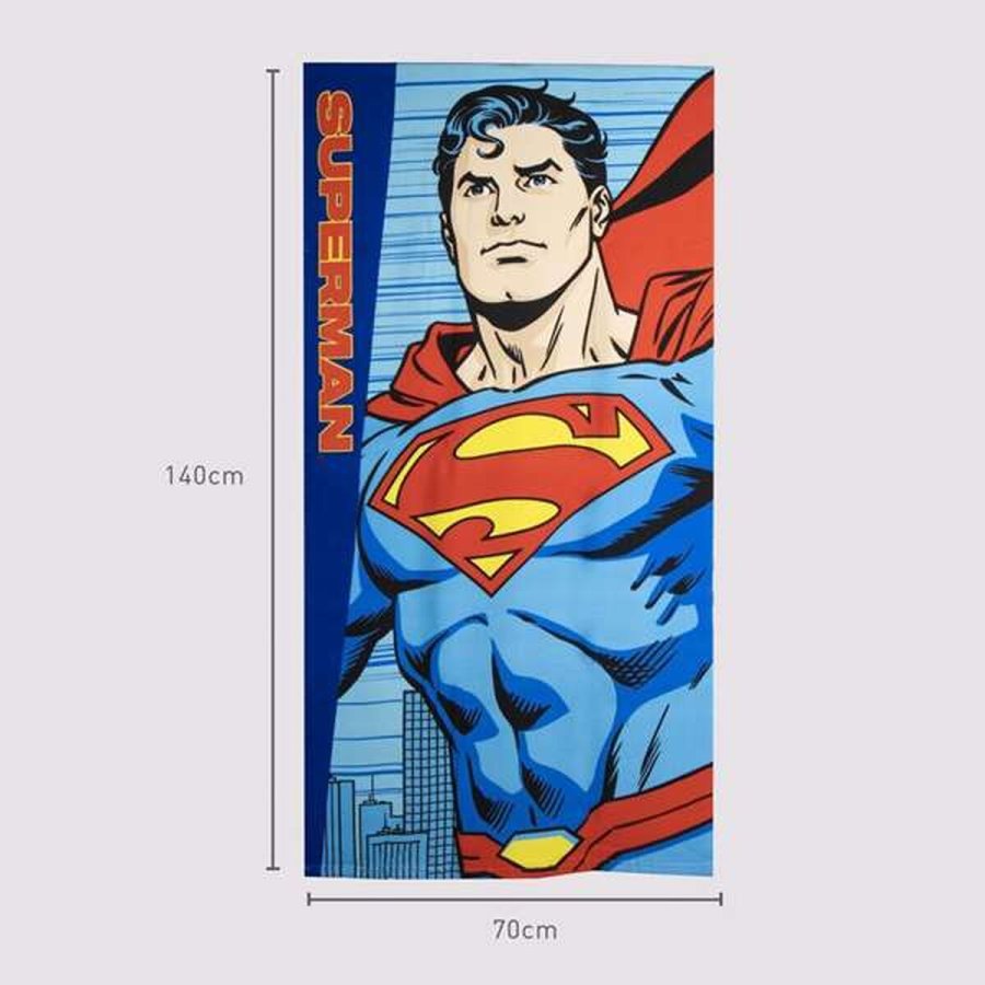 Strandh�ndkl�de Superman Bl� 70 x 140 cm #4