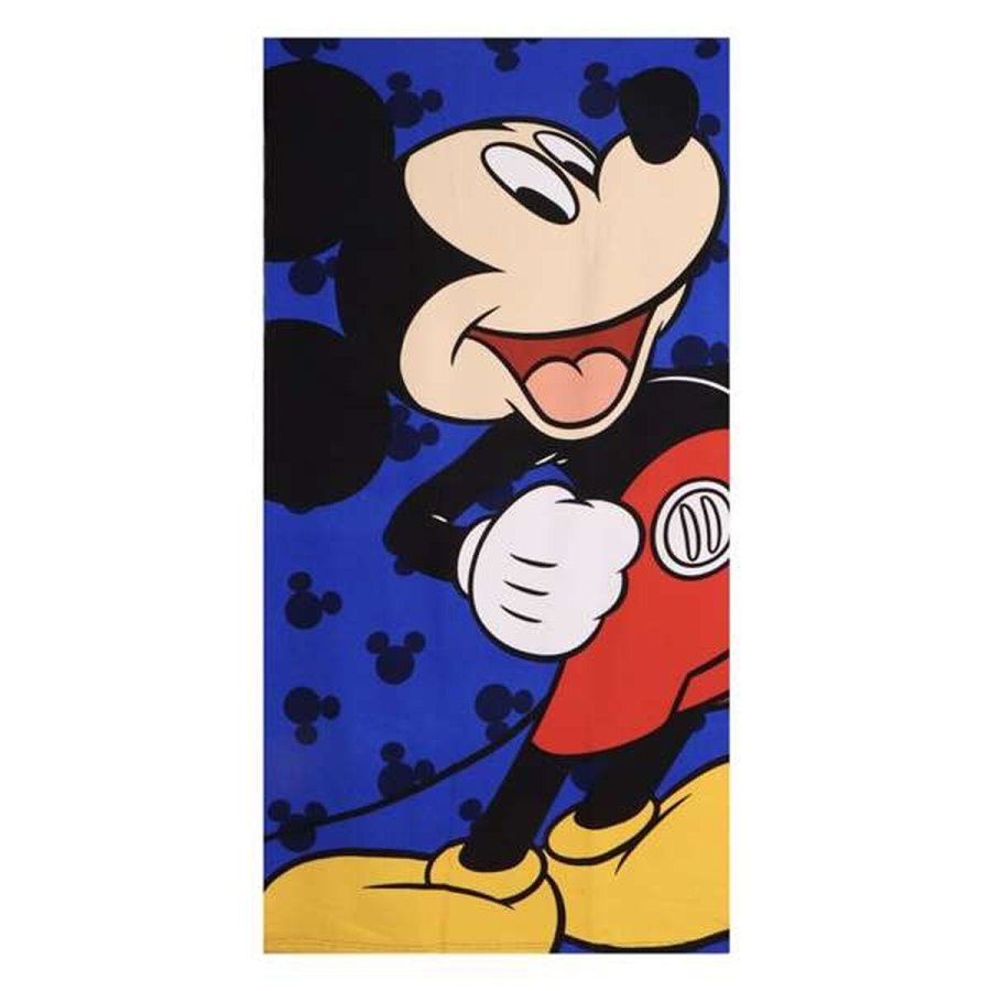 Strandh�ndkl�de Mickey Mouse R�d 70 x 140 cm #1