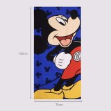 Strandh�ndkl�de Mickey Mouse R�d 70 x 140 cm #4