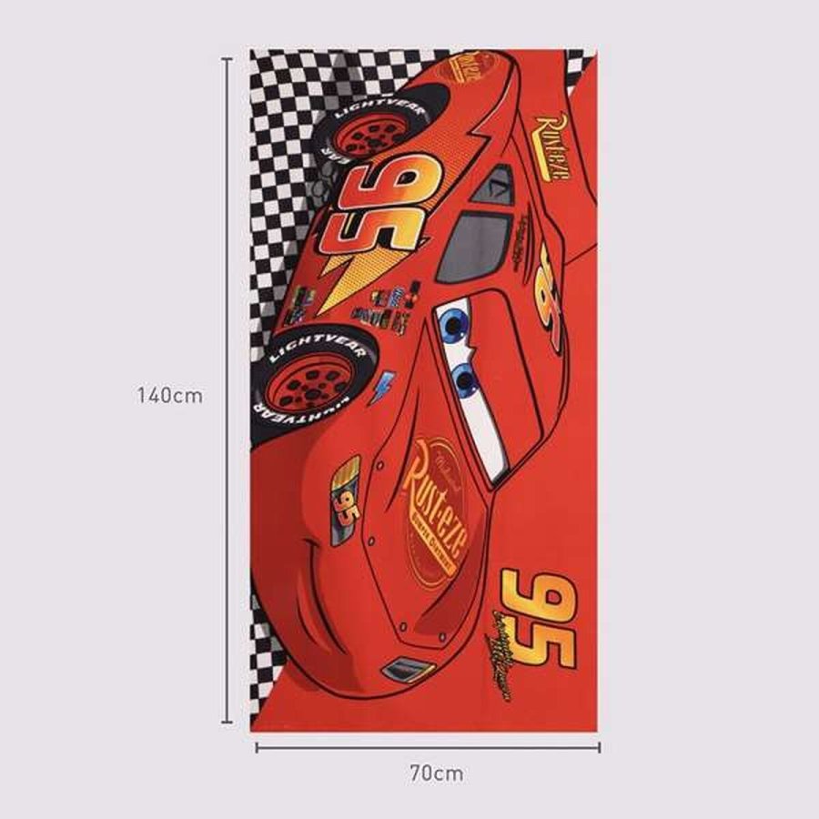 Strandh�ndkl�de Cars R�d 70 x 140 cm #4