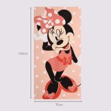 Strandh�ndkl�de Minnie Mouse 70 x 140 cm Koral #4