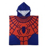 Poncho-h�ndkl�de med H�tte Spider-Man R�d 55 x 77 cm #1