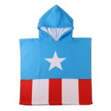 Poncho-h�ndkl�de med H�tte The Avengers Bl� 55 x 77 cm #1